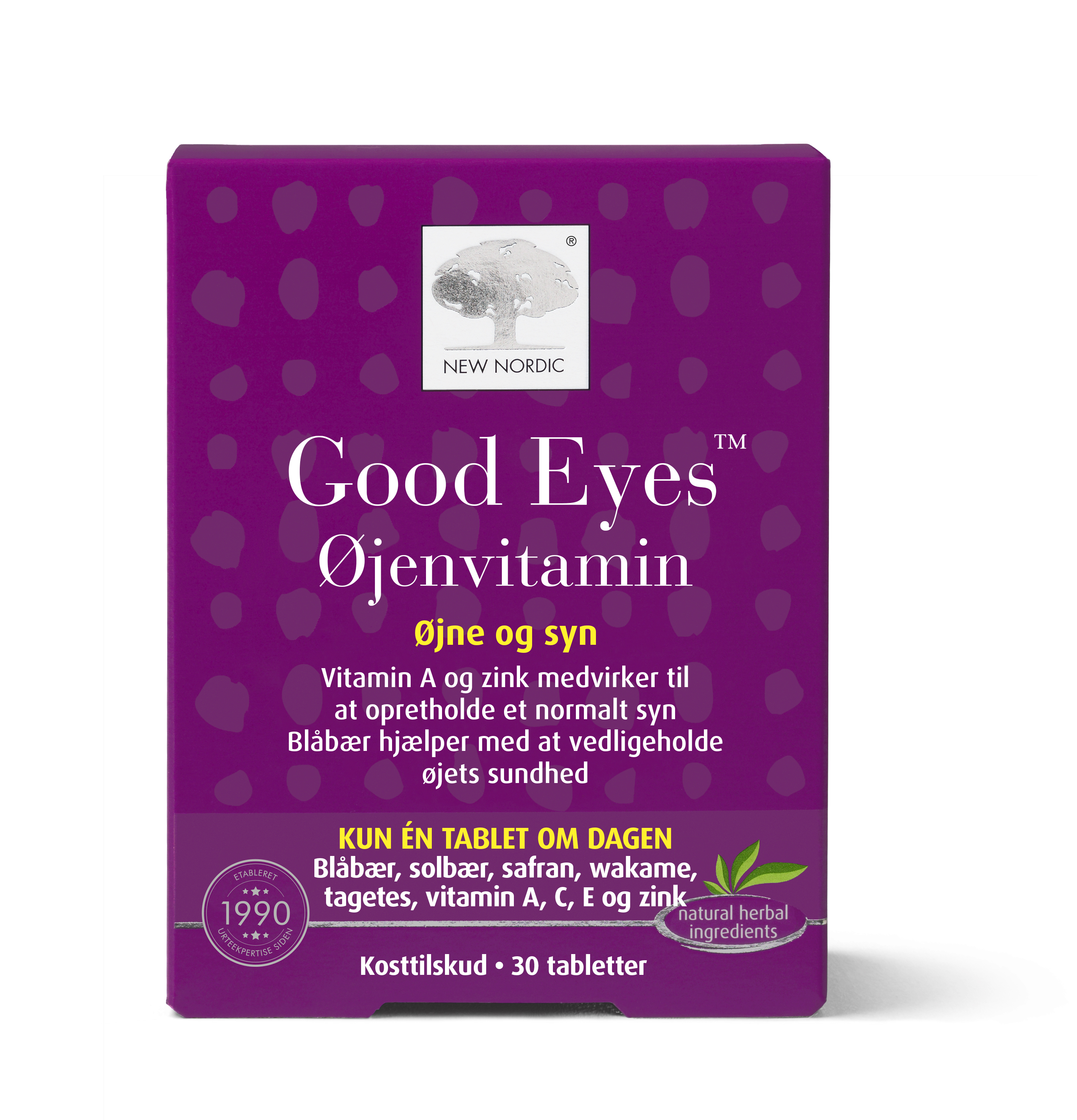 New Nordic Good Eyes øjenvitamin 30 Tabl