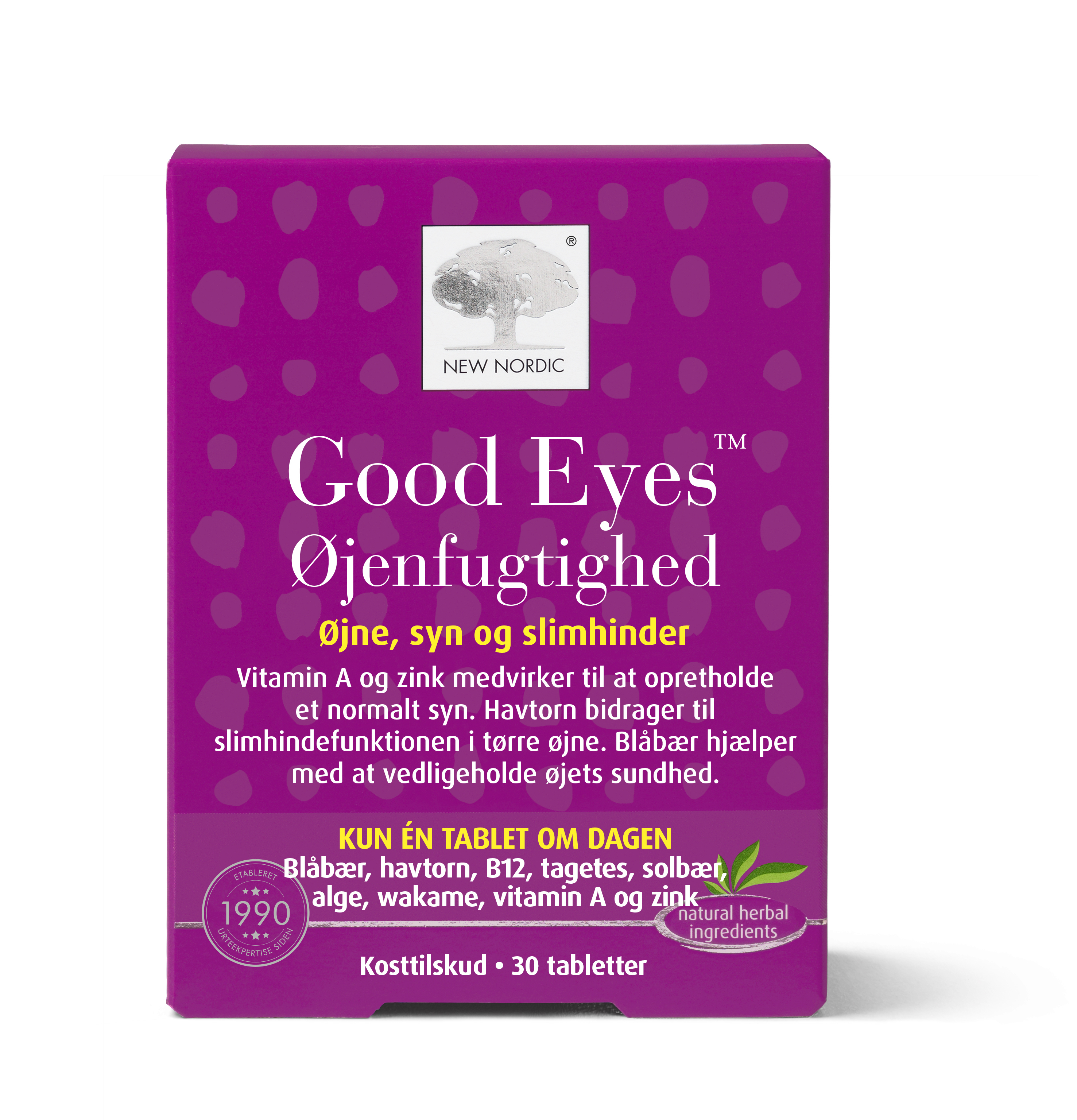 New Nordic Good Eyes øjenfugtighed 30 Tabl