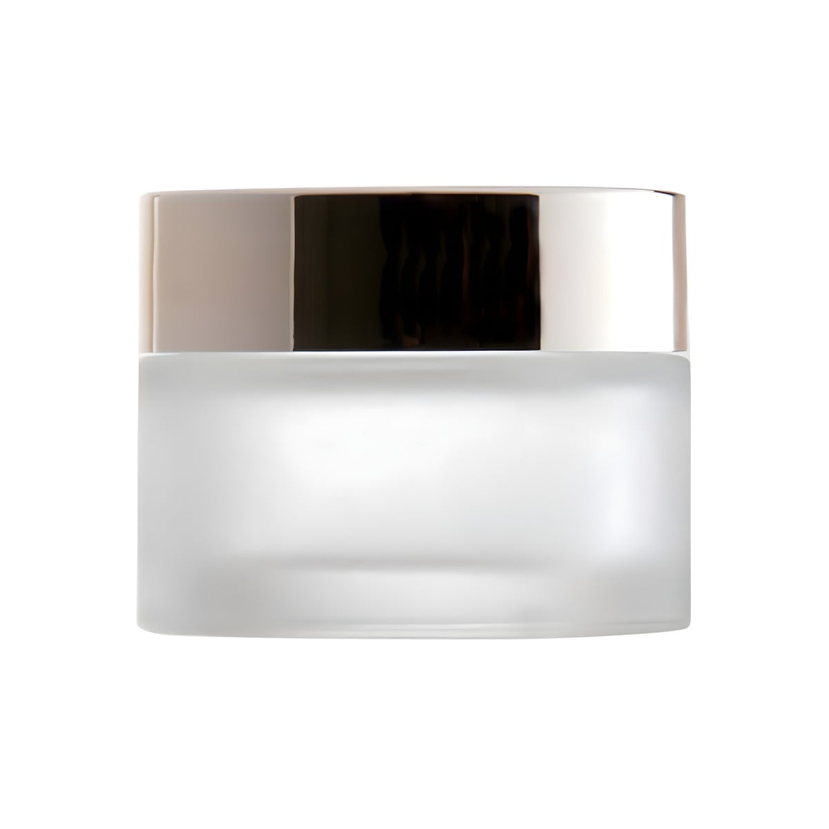 50 Ml  Matteret Glas Bøtte Med Guld Låg