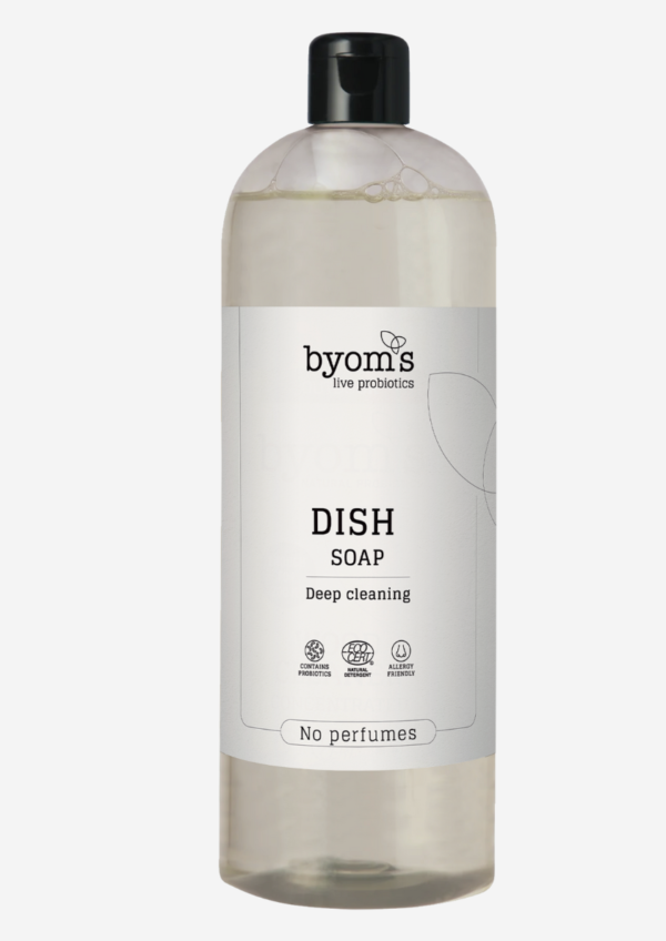 Byoms Probiotic Dish Soap     Ecocert     No Perfumes 1000 Ml
