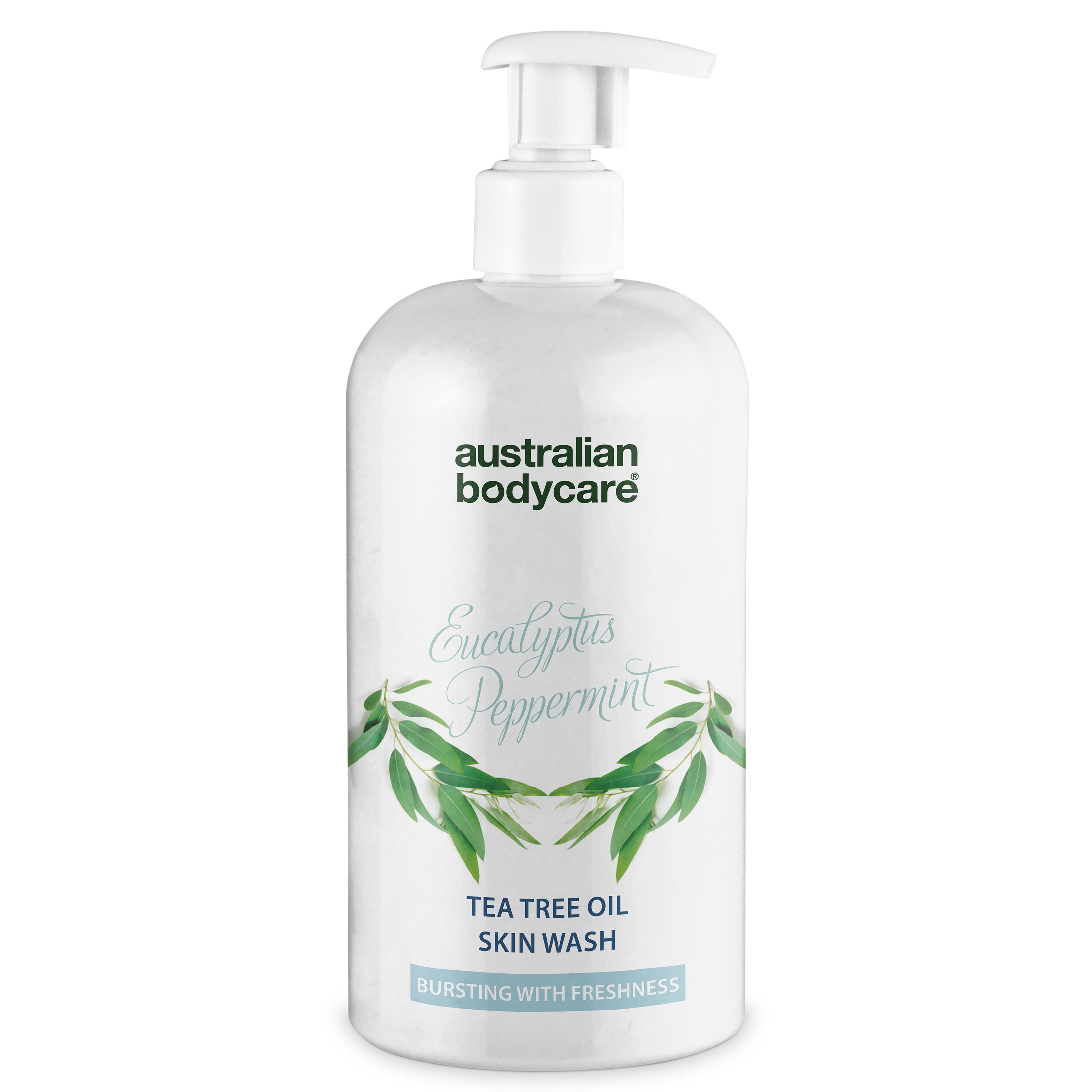 Professionel Eucalyptus Skin Wash ?  Showergel Til Professionel Brug Med Naturlig Tea Tree Oil Og Eukalyptus   500 Ml
