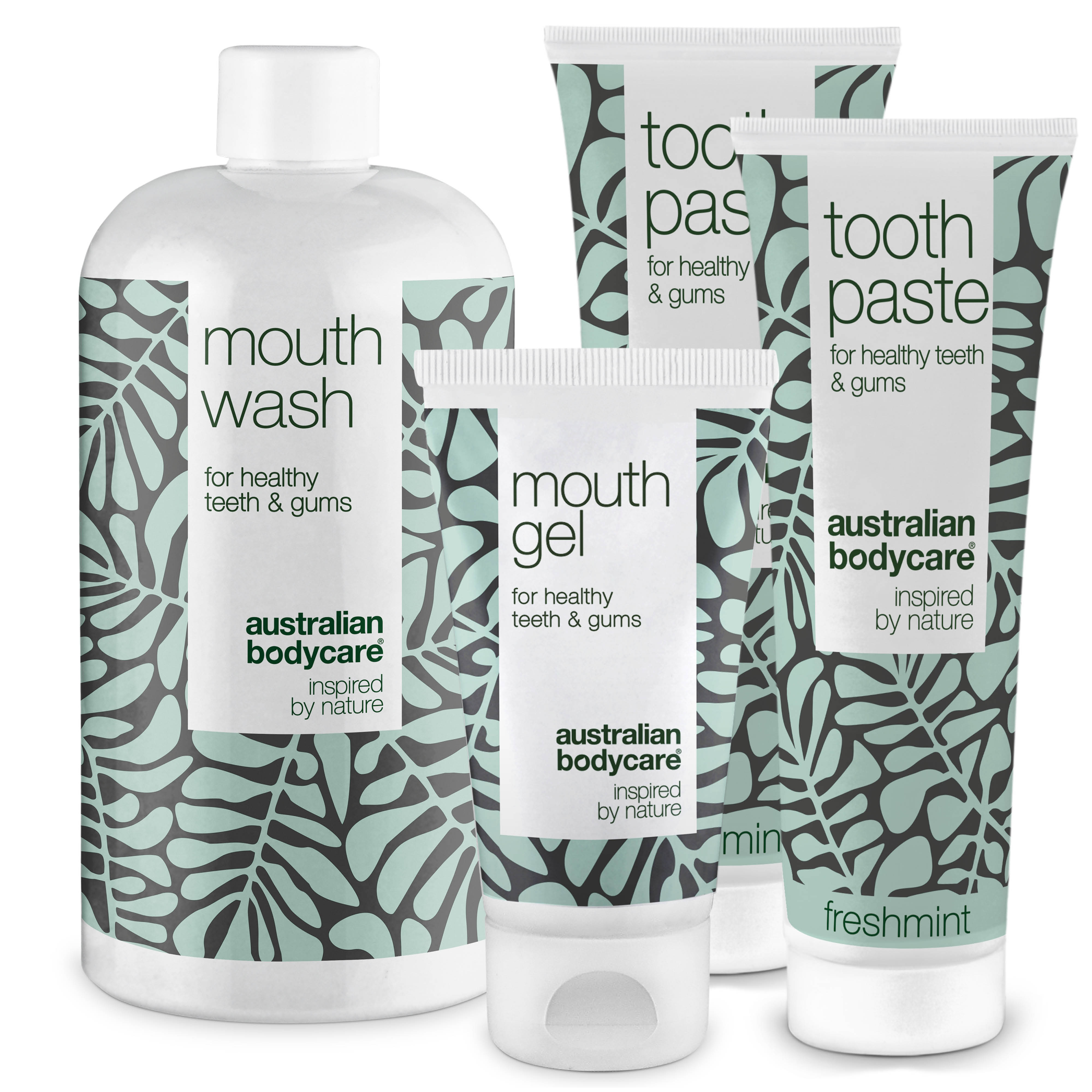 Mundpakken Med 4 Produkter Med Tea Tree Oil ?  Til Daglig Pleje Ved Mundsvamp  Paradentose Og Tandkødsbetændelse