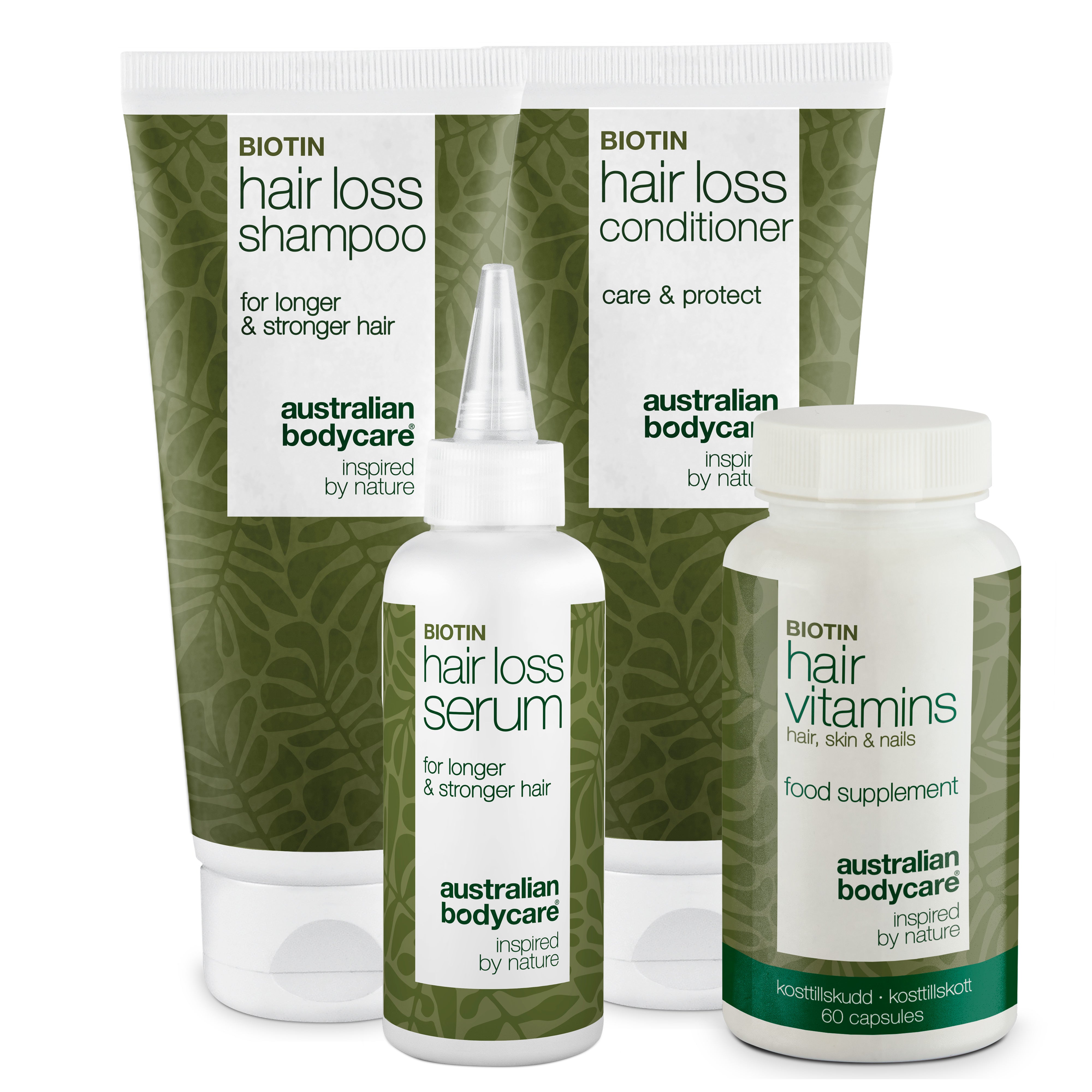 Pakke Til Hårtab Og Tyndt Hår ?  Hårtabsprodukter Med Biotin  Tea Tree Oil Og Capilia Longa
