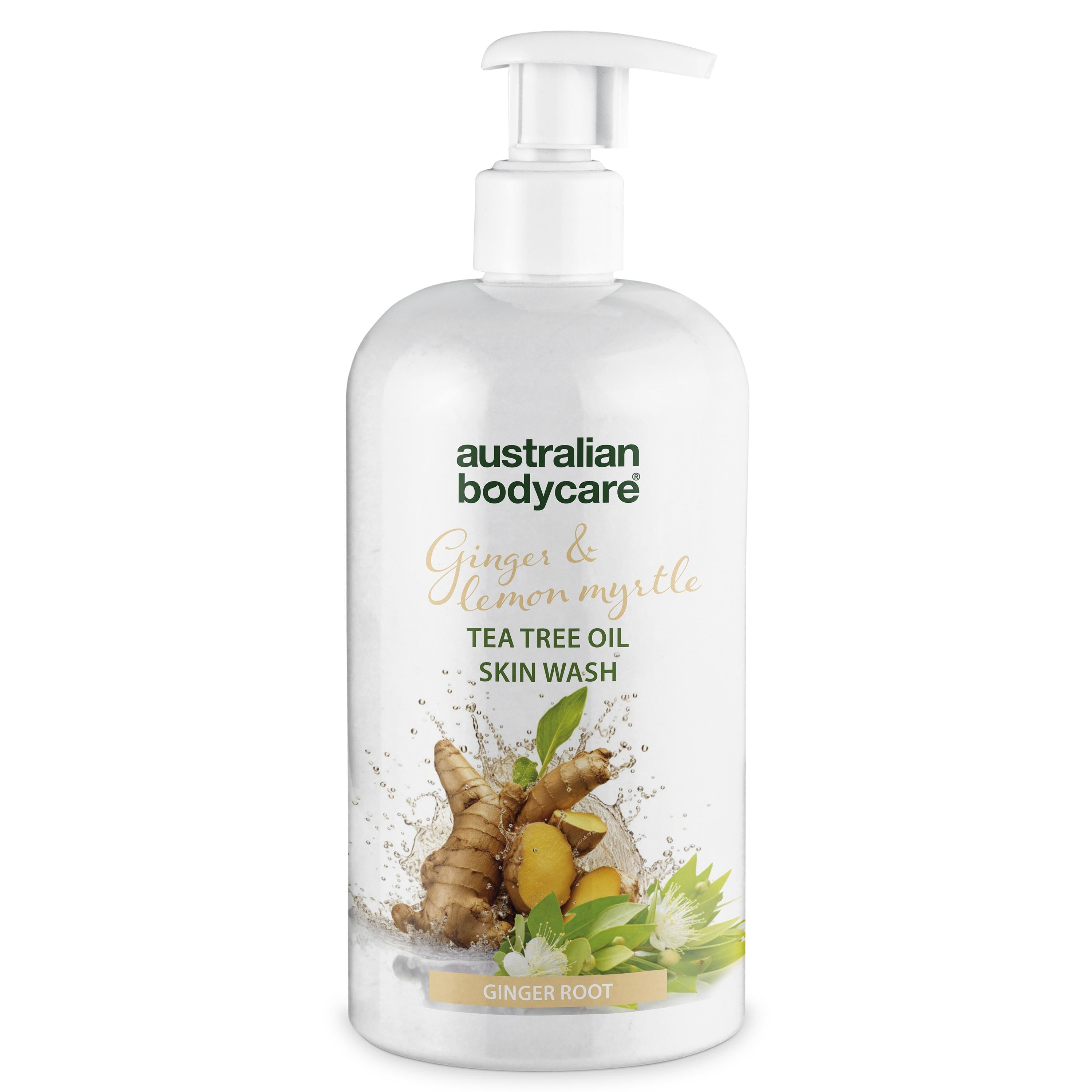 Professionel Ginger   Lemon Skin Wash ?  Professionel Body Wash Med Tea Tree Oil Og Ingefær   500 Ml