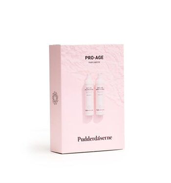 Pudderdåserne Gaveæske Pro Age Parfumefri Alt I En Hyaluronsyre 50 Ml