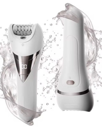 Skyskin Epilator 2 I 1  Vandtæt Epilator   Ladyshaver Med Led Lys