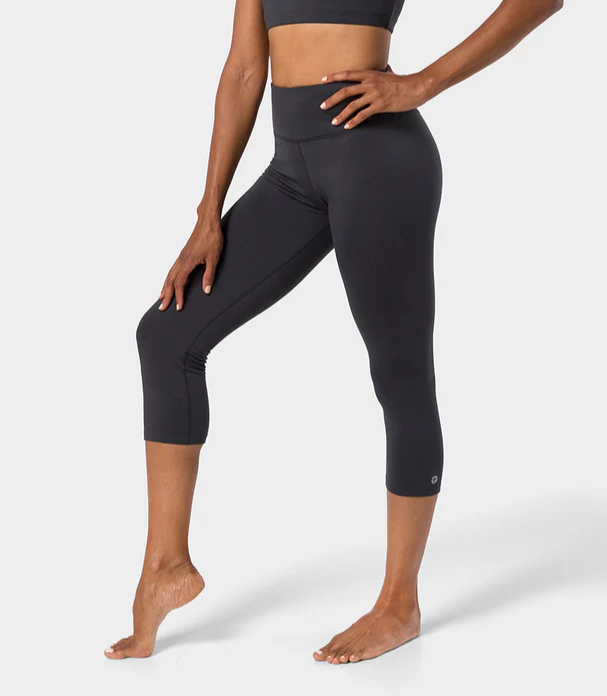 Manduka  Quot Dhara Quot  Capri Leggings  Phantom  Str M