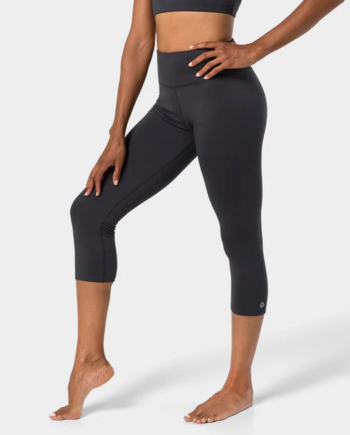 Manduka  Quot Dhara Quot  Capri Leggings  Phantom  Str L