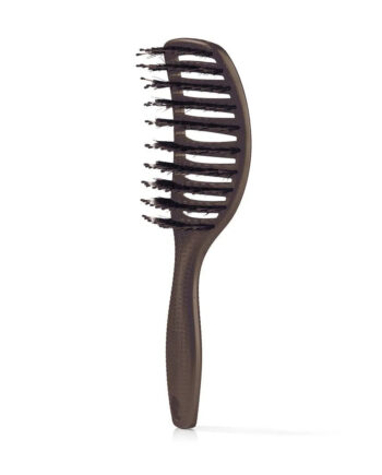 Curvy Brush   Hårbørste Med Vildsvinehår   Soft Espresso