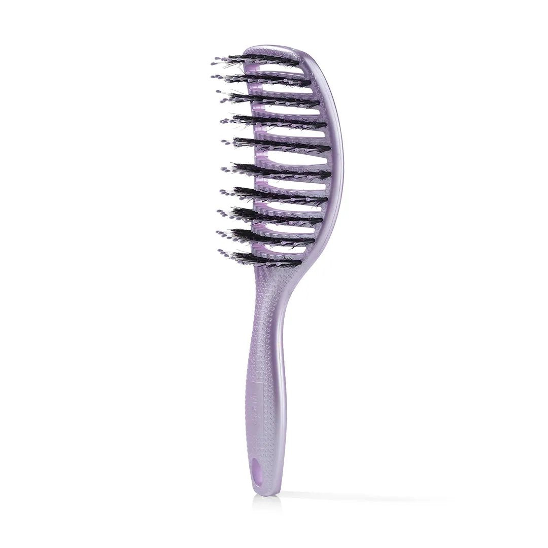 Curvy Brush   Hårbørste Med Vildsvinehår   Lavender