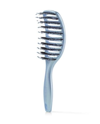 Curvy Brush   Hårbørste Med Vildsvinehår   Sky Blue