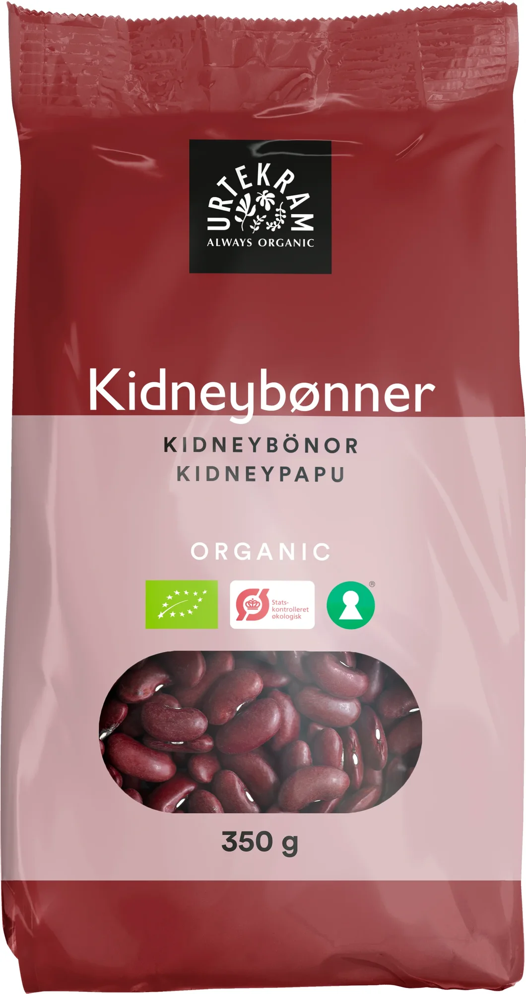 Kidneybønner Røde øko     350 Gram