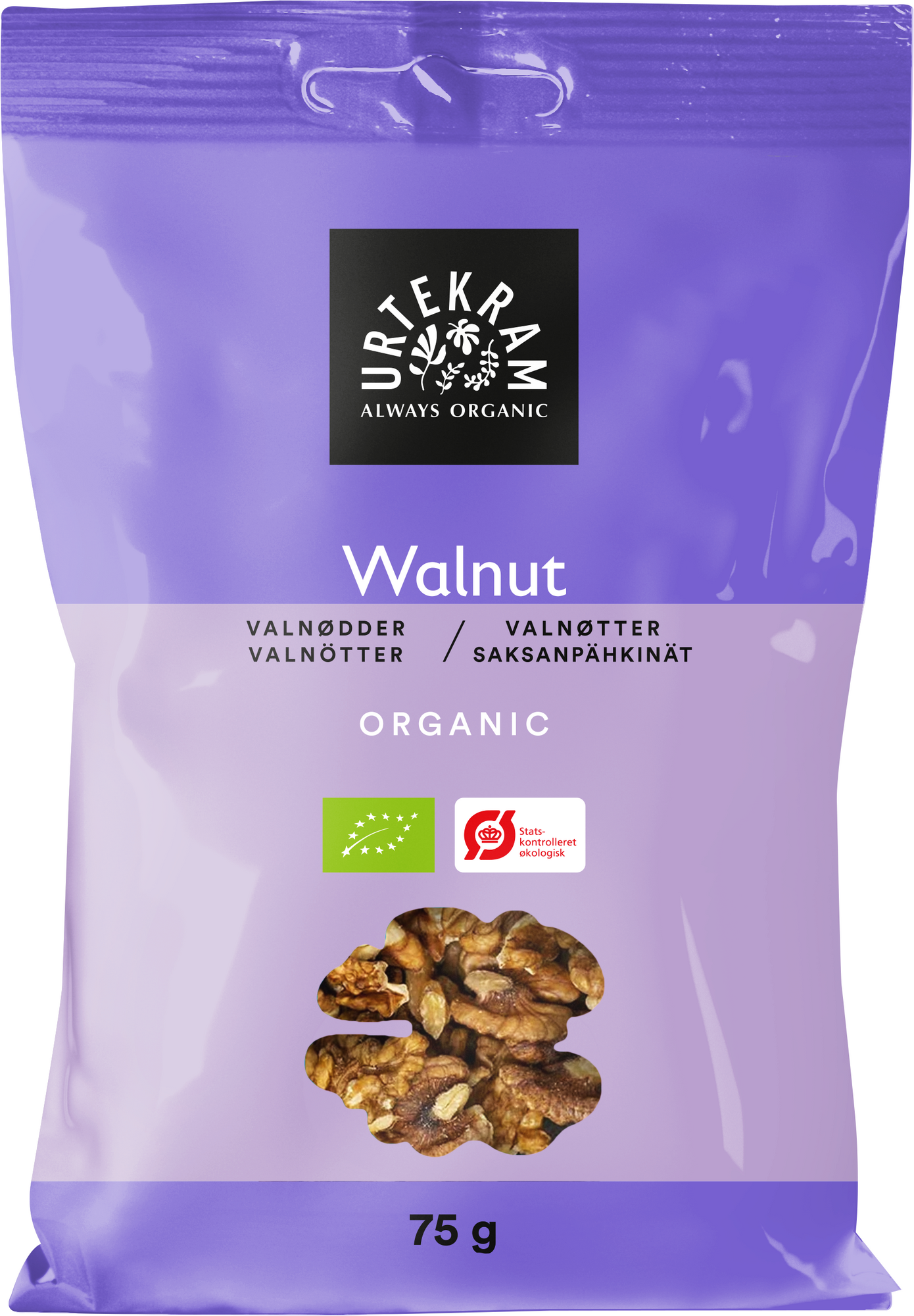 Valnødder øko  75 Gram