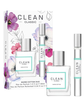 Clean Gift Set Classic Warm Cotton Duo Edp 30 Ml   Rollerball 10 Ml