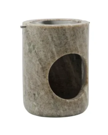 Meraki Oliebrænder  Mkmarble  Beige  Sølv Finish
