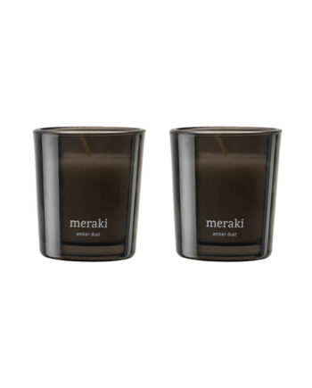Meraki Duftlys  Amber Dust  2 Stk  7cm X 6cm