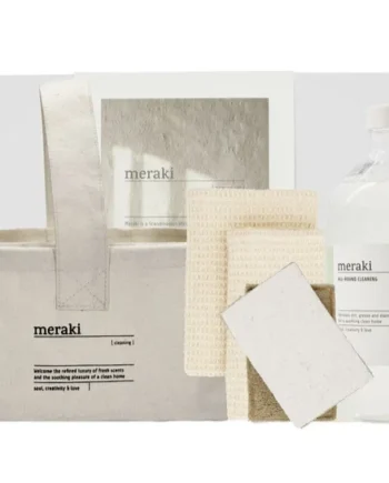 Meraki Gaveæske  Basket   Dish Cloth  Beige   Sponge   All Round Cleaning  1000ml
