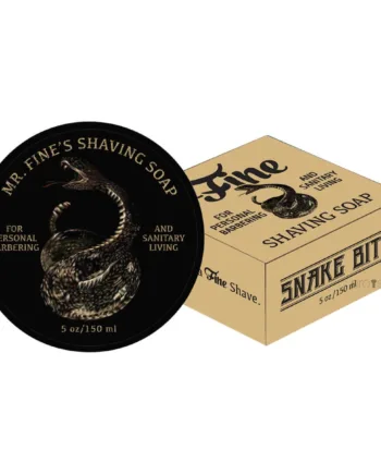 Fine Accoutrements Snake Bite Barbersæbe I Skål  150 Ml