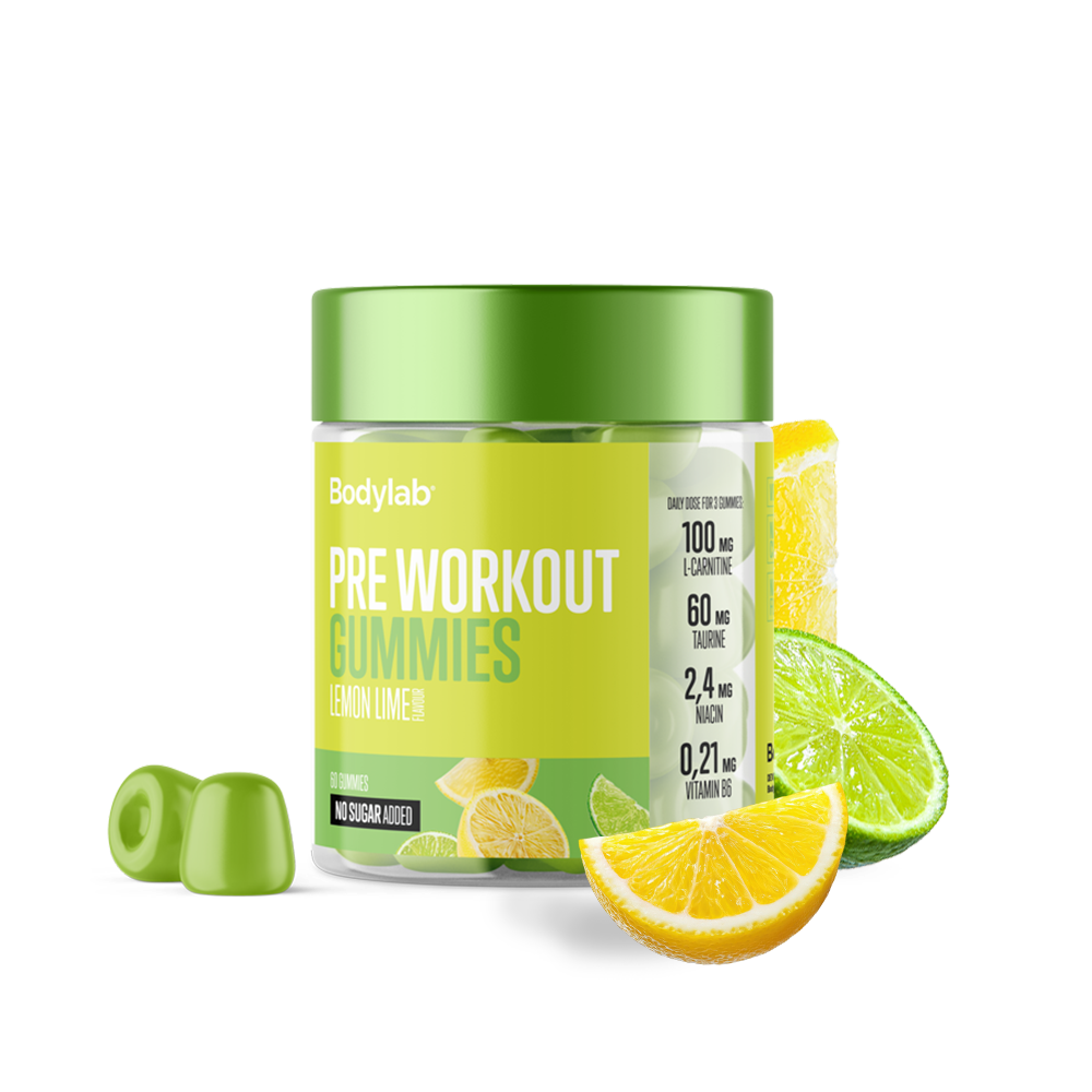 Bodylab Pre Workout Gummies Lemon Lime  60 Stk