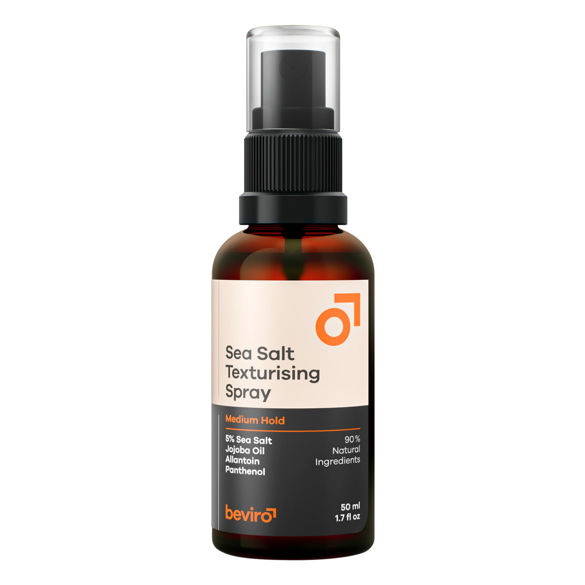Beviro Sea Salt Spray  Medium Hold  Rejsestørrelse  50 Ml