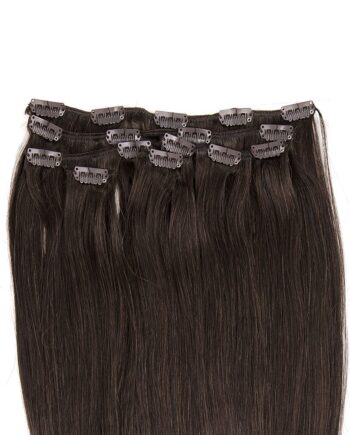 Clip On Extensions   Kaffebrun  1c