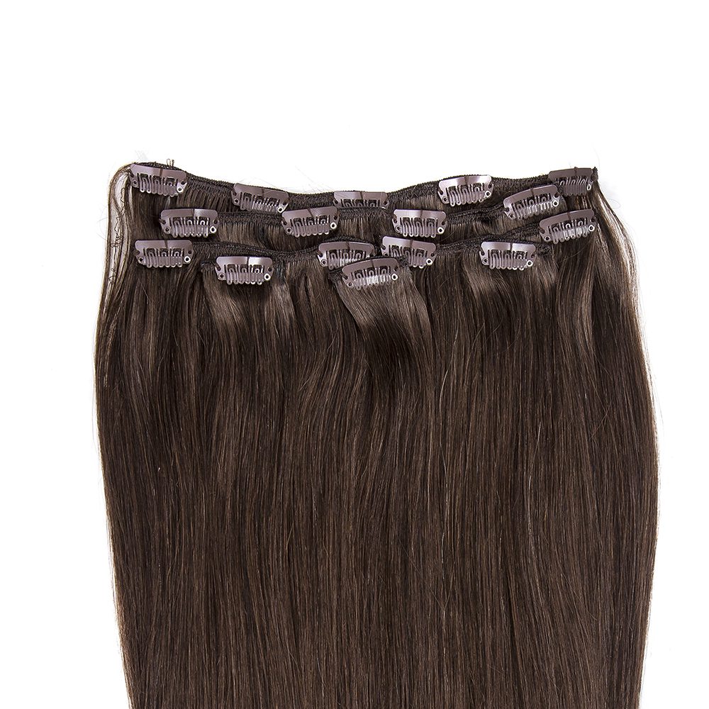 Clip On Extensions   Mørkebrun  2