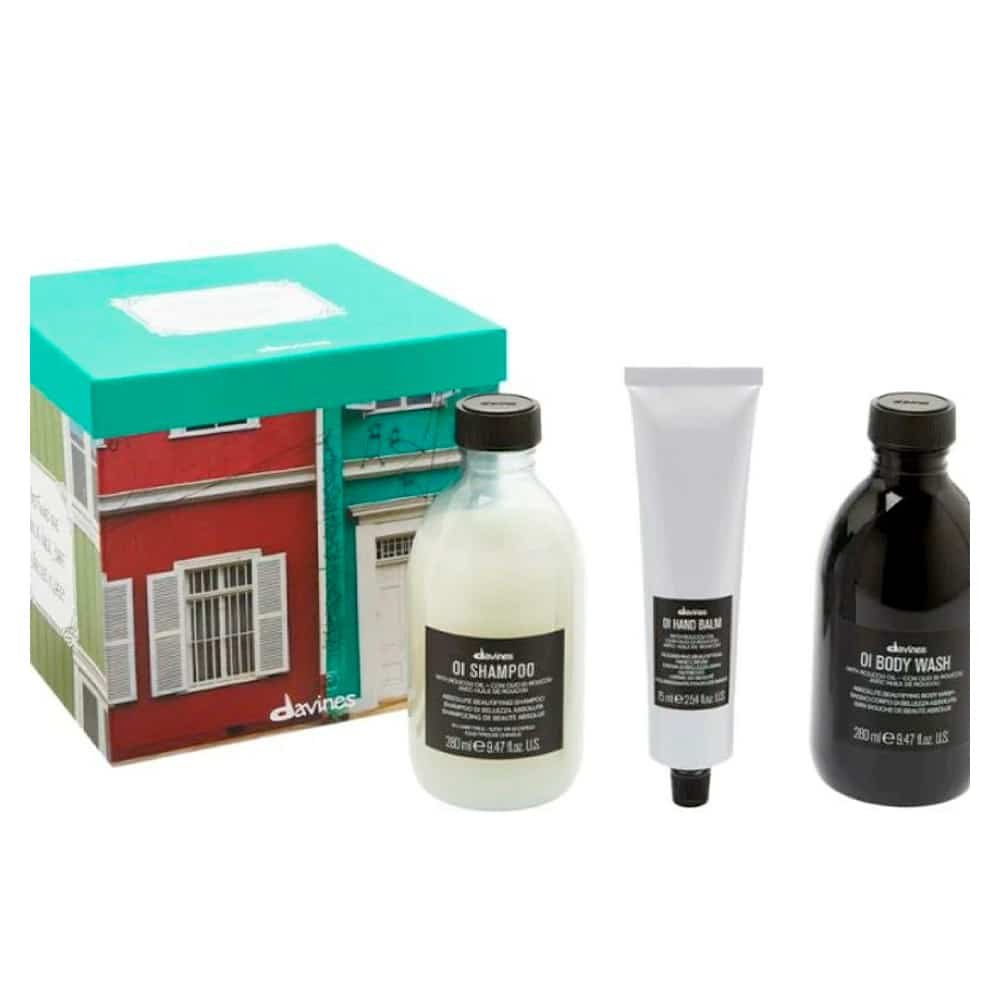 Davines Oi Gavesæt M  Shampoo Hand Balm   Body Wash