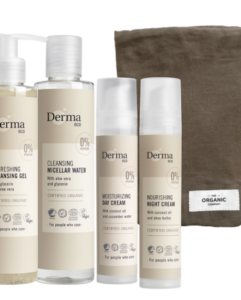 Derma Eco Ansigtsplejesæt  24h Pleje