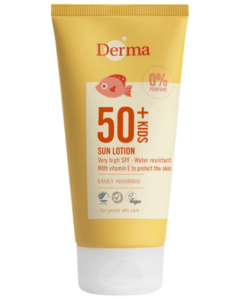 Derma Kids Sun Lotion Spf50   150 Ml    Vandfast Solcreme