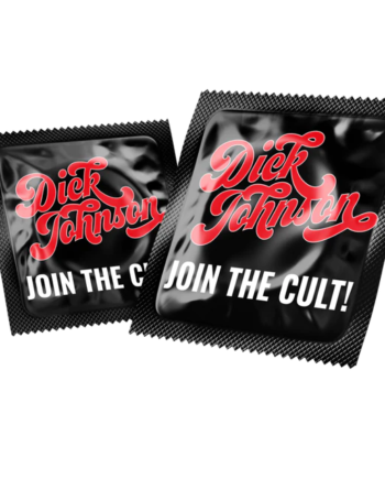 Dick Johnson   Join The Cult   Luksus Kondomer   6 Stk  No Kids For Me  Better Safe Than Sorry   Pakke