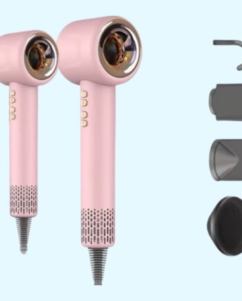 Ionic Proff Hårtørre   Gratis Fragt   Salon Model  Lang Ledning  Leveres Sidst I Nov   Pink