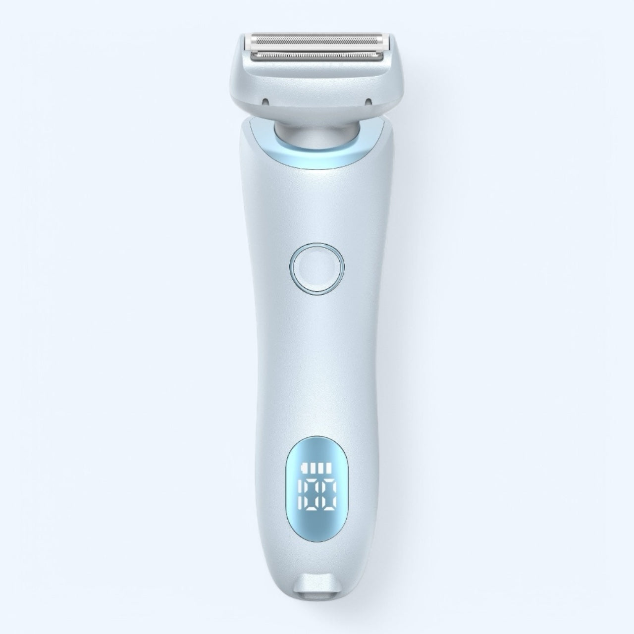 Ladyshaver   Blå   Med Batteridisplay