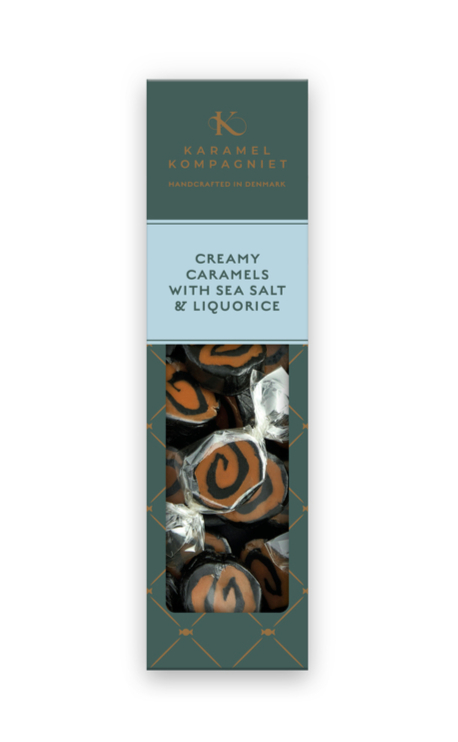 Karamelkompagniet Lakrids   Flødekarameller Med Sydesalt  138g
