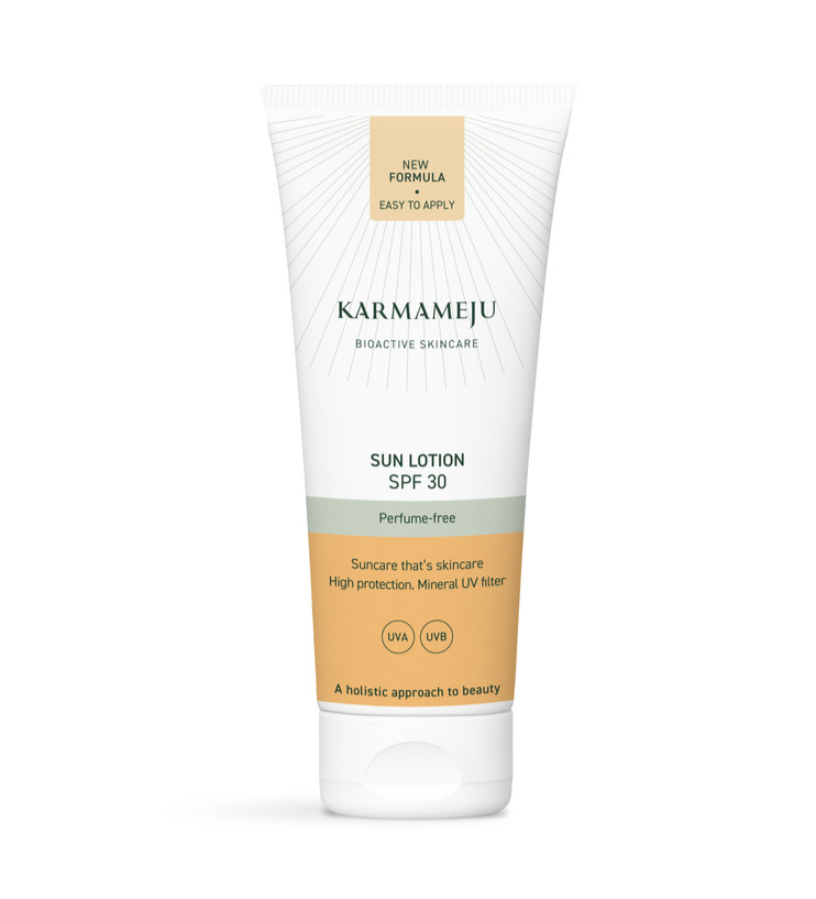 Karmameju Sun Body Lotion Spf30  Parfumefri  Travel Size  100ml