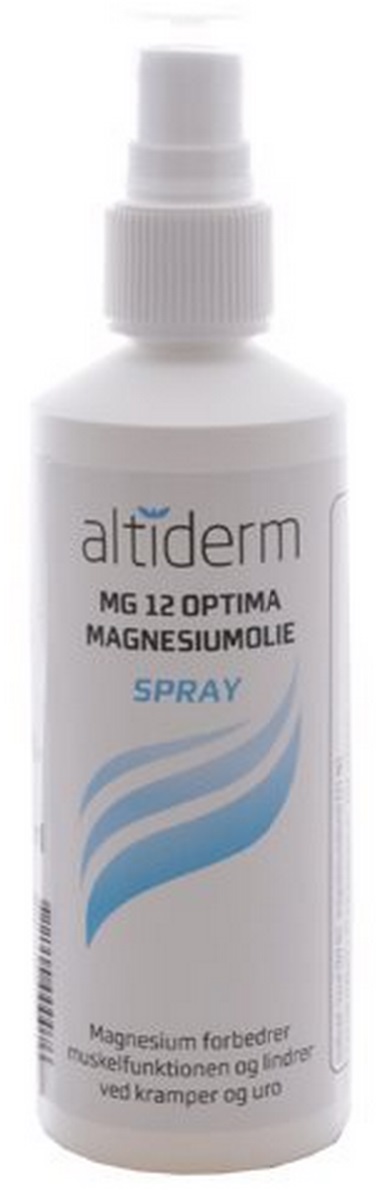 Magnesiumolie I Sprayflaske Mg 12 Optima Altiderm  100ml
