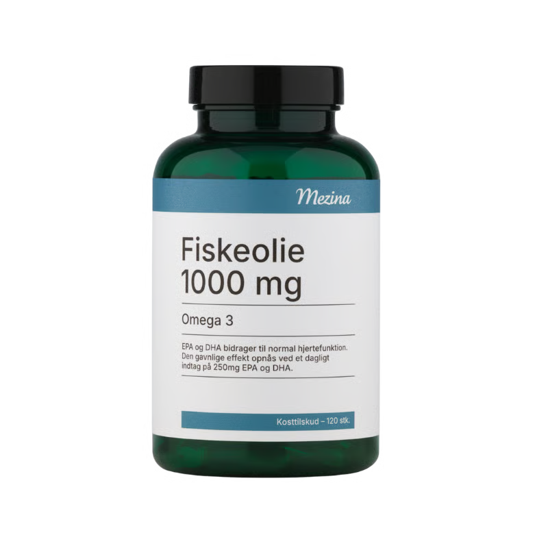 Mezina Fiskeolie Omega 3 1000mg
