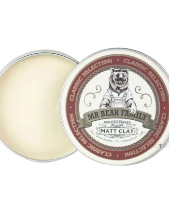 Mr  Bear Pomade   Matt Clay  Golden Ember  100 Gr