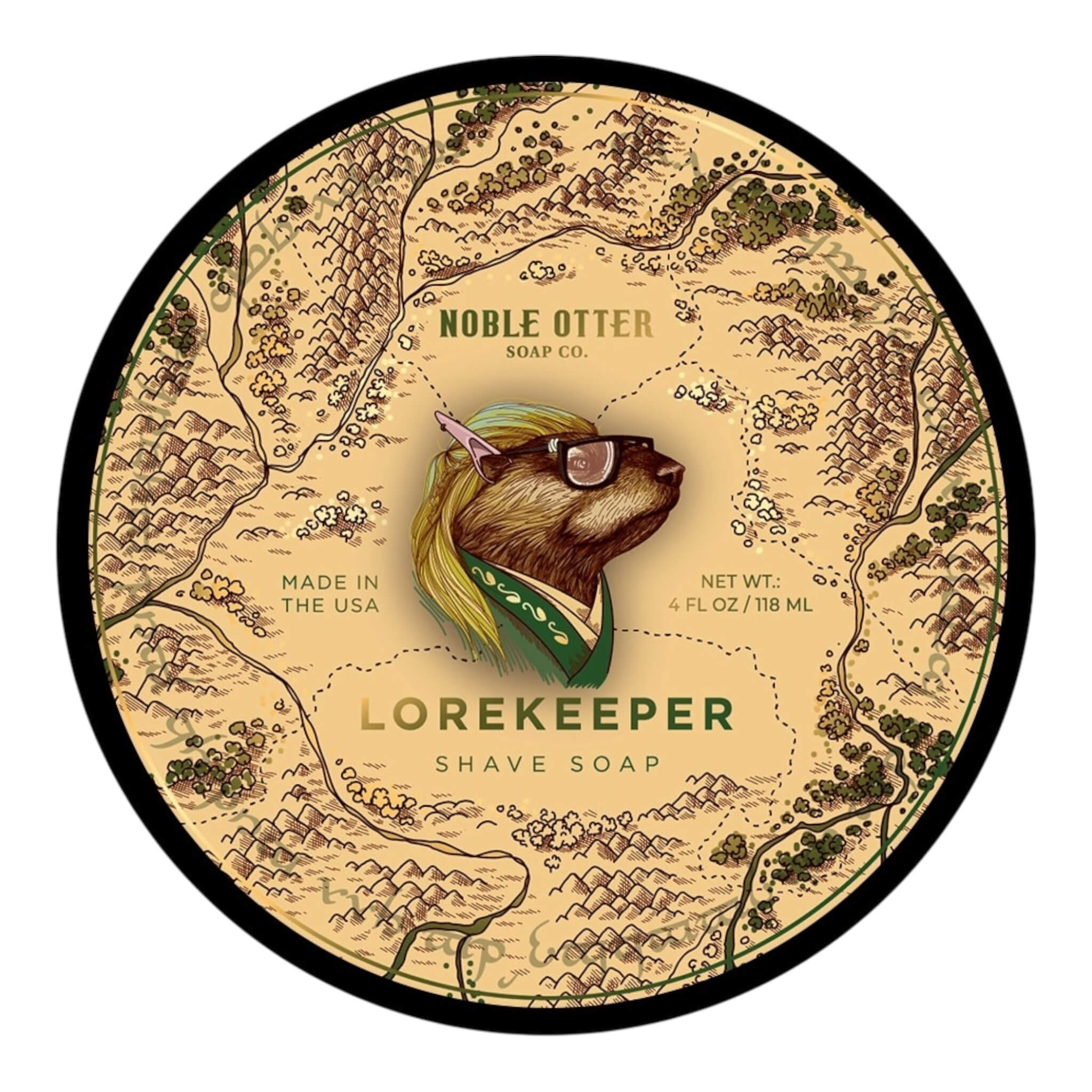 Noble Otter Barbersæbe  Lorekeeper  118 Ml