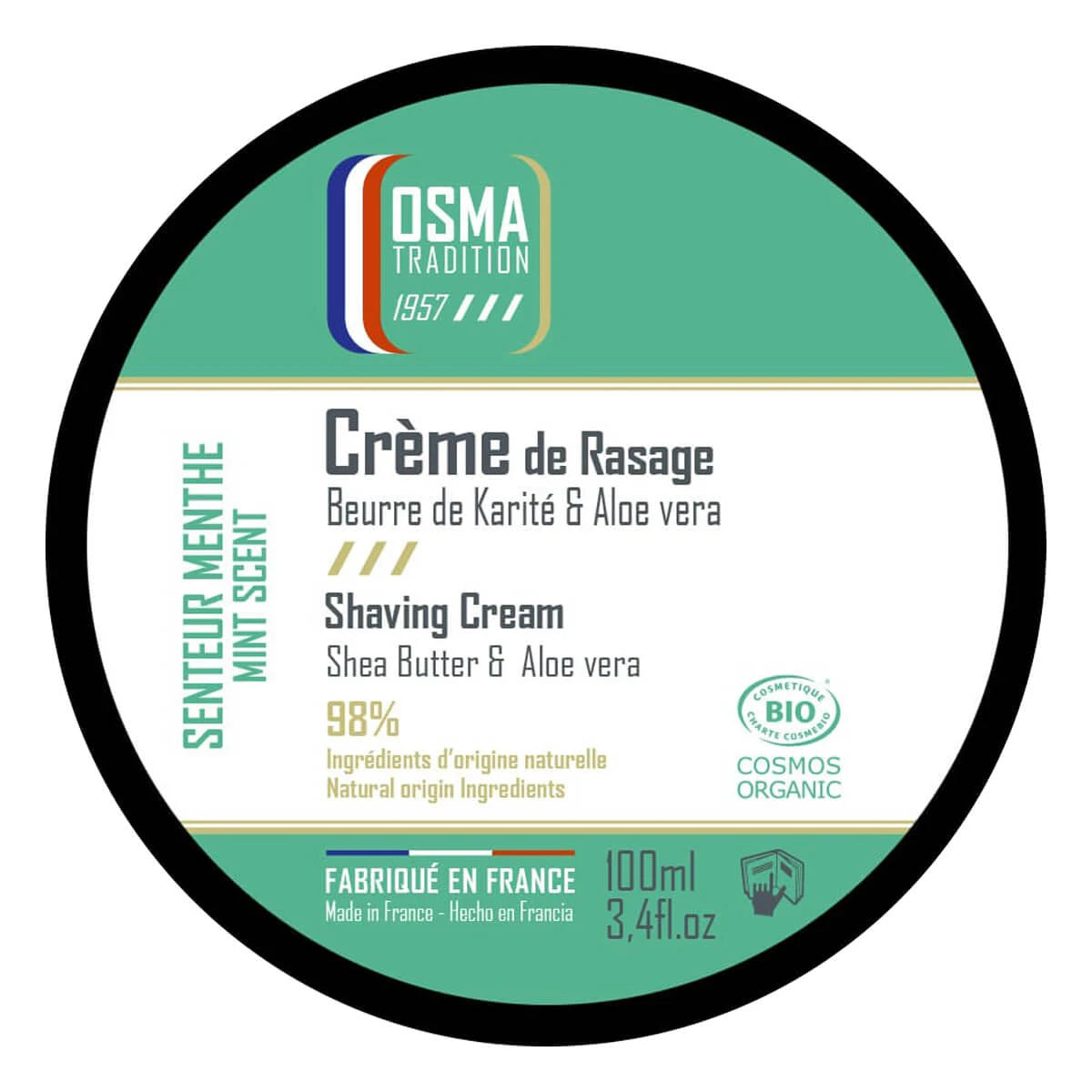Osma Barbercreme  Mint  100 Ml