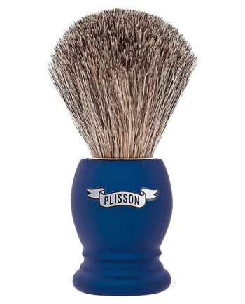 Plisson 1808 Barberkost  Russian Grey Badger   Night Blue  Essentiel  Str  12