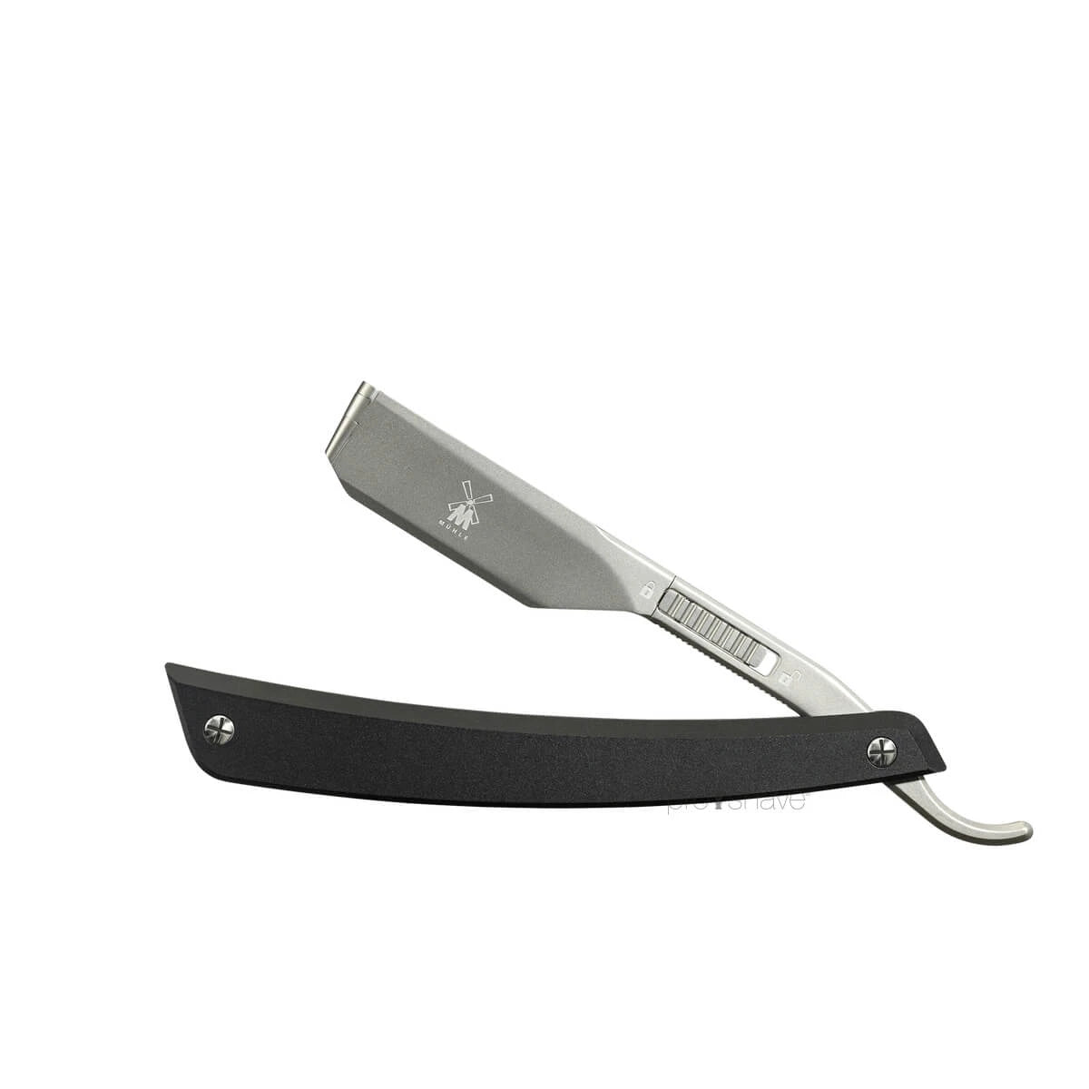 M? Hle Shaving Straight Razor Til Udskiftelige Blade  Enthusiast Pro  Sort