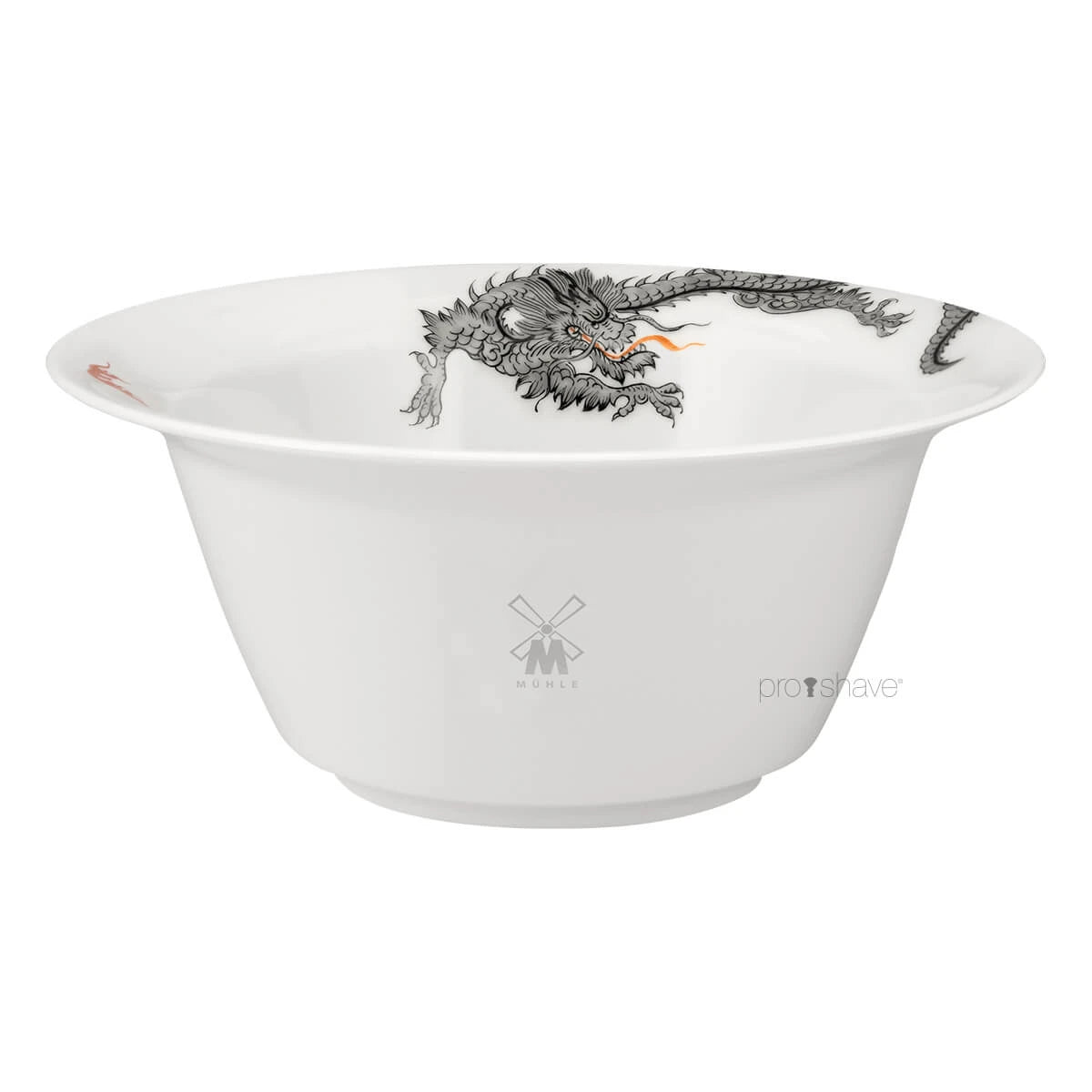 M? Hle Shaving Barberskål  Ming Dragon  Meissen Porcelæn