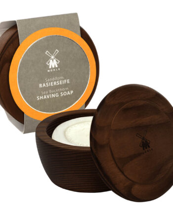 M? Hle Shaving Barbersæbe I Træskål  Havtorn  65 Gr