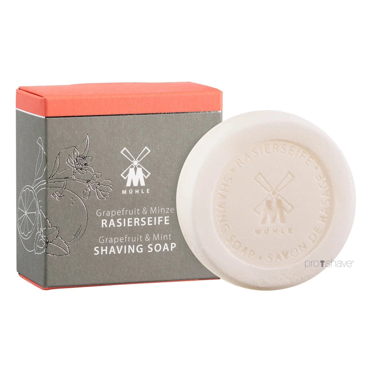 M? Hle Shaving Barbersæbe  Grapefrugt   Mint  65 Gr