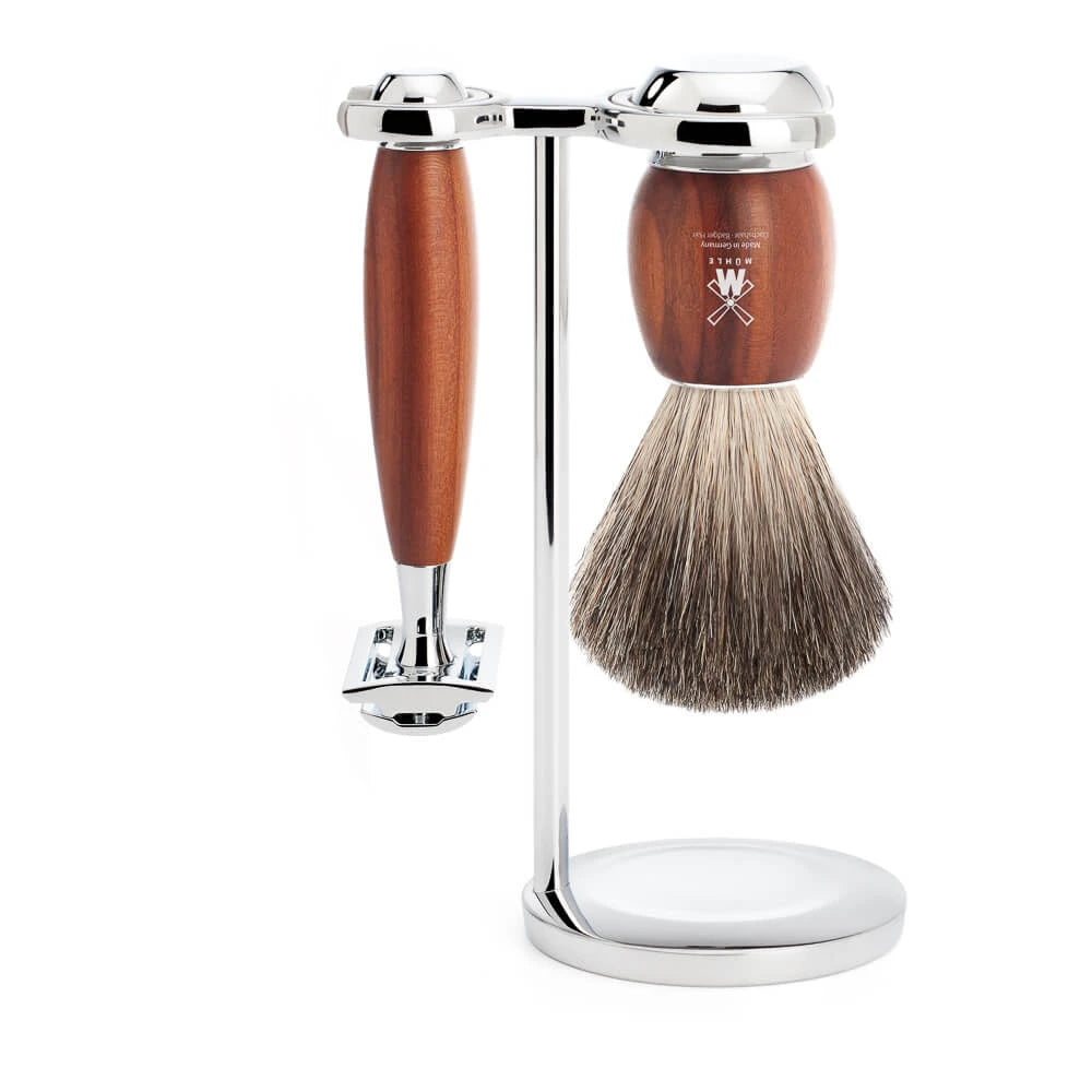 M? Hle Shaving Barbersæt Med De Skraber  Barberkost Og Holder  Vivo  Blommetræ