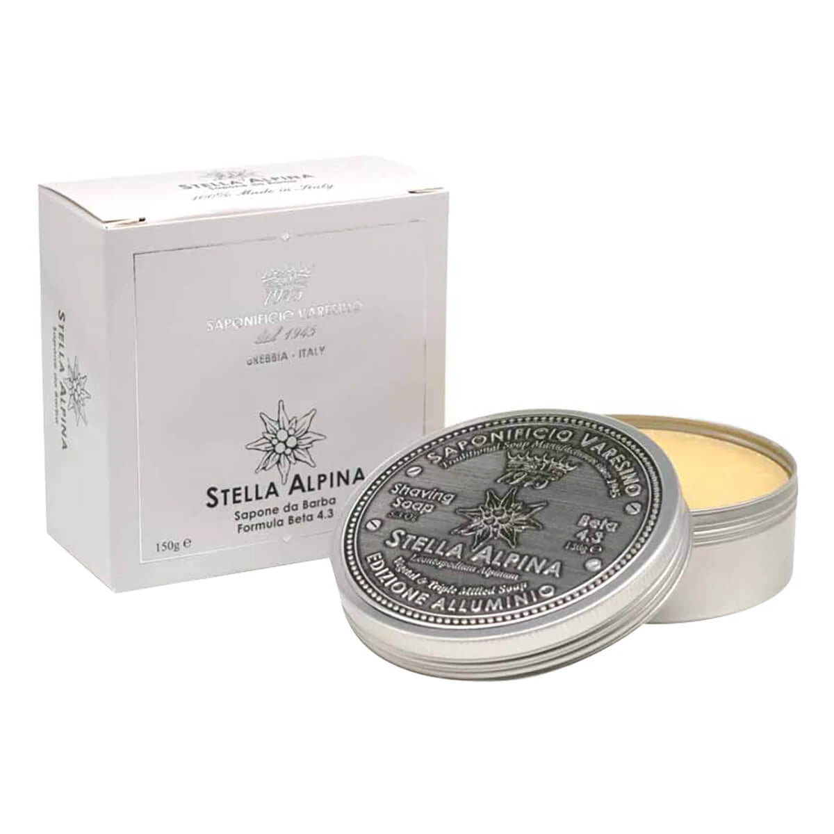 Saponificio Varesino Barbersæbe  Stella Alpina  150 G