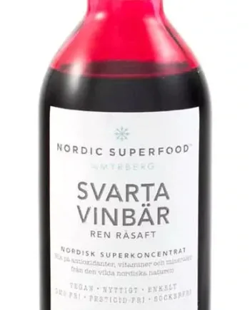 Nordic Superfood Råsaft Koncentrat Solbær 198ml