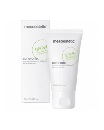 Mesoestetic Acne One   Akne Creme Designet Til Optimal Kontrol Af Hudtyper Som Er Udsat For Akne   50 Ml   Effektiv Virkning Mod Bumser   Ansigtscreme