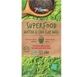 Ansigtmaske Superfood Matcha   Chia 7th Heaven 10 G