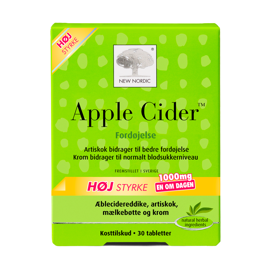 New Nordic Apple Cider 30 Tabl  Høj Styrke